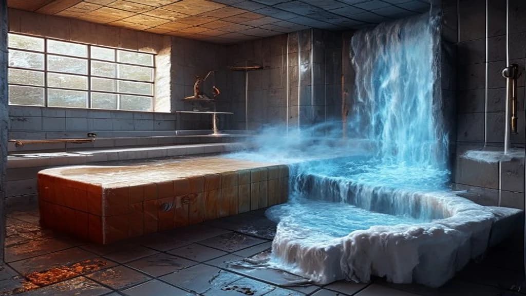 hot-cold contrast setup with sauna and plunge side by side