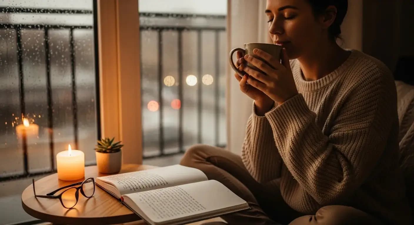 Illustration of thought patterns and cognitive reframing