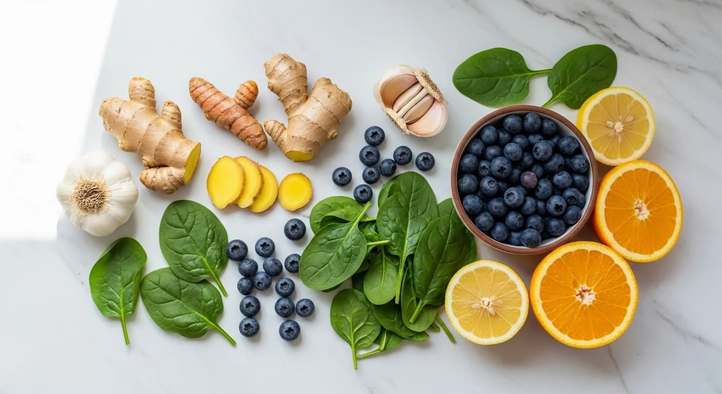 Golden turmeric root and powder with black pepper, traditional immune-boosting anti-inflammatory spices