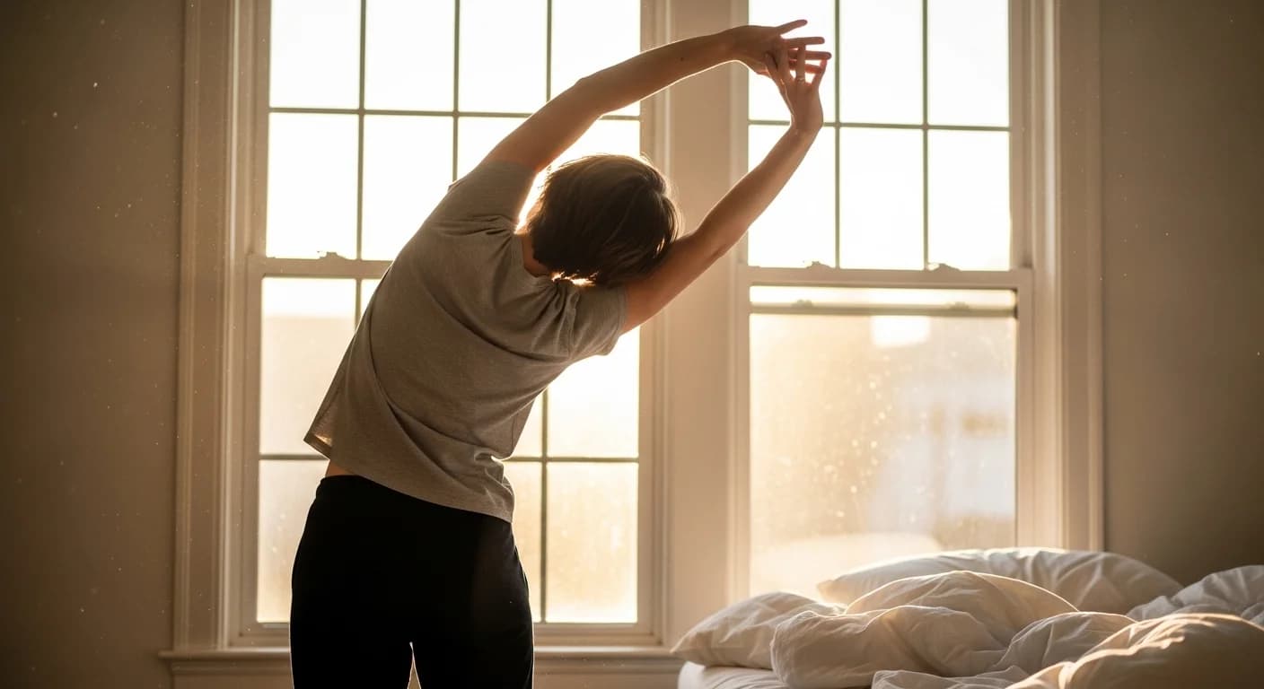 Circadian rhythm sleep-wake cycle chart showing cortisol patterns and optimal hormone timing throughout day