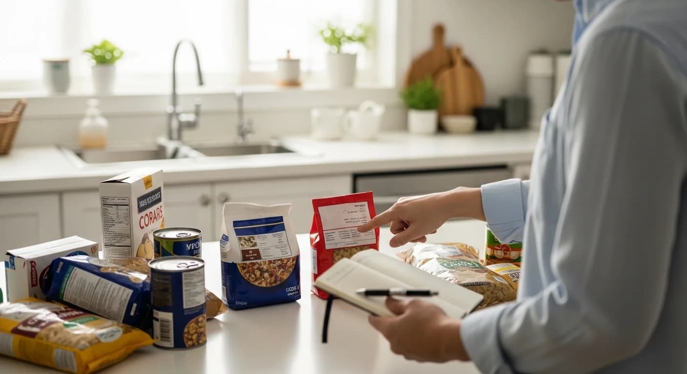Nutrient density comparison showing whole grain bread vegetables and legumes versus processed snacks