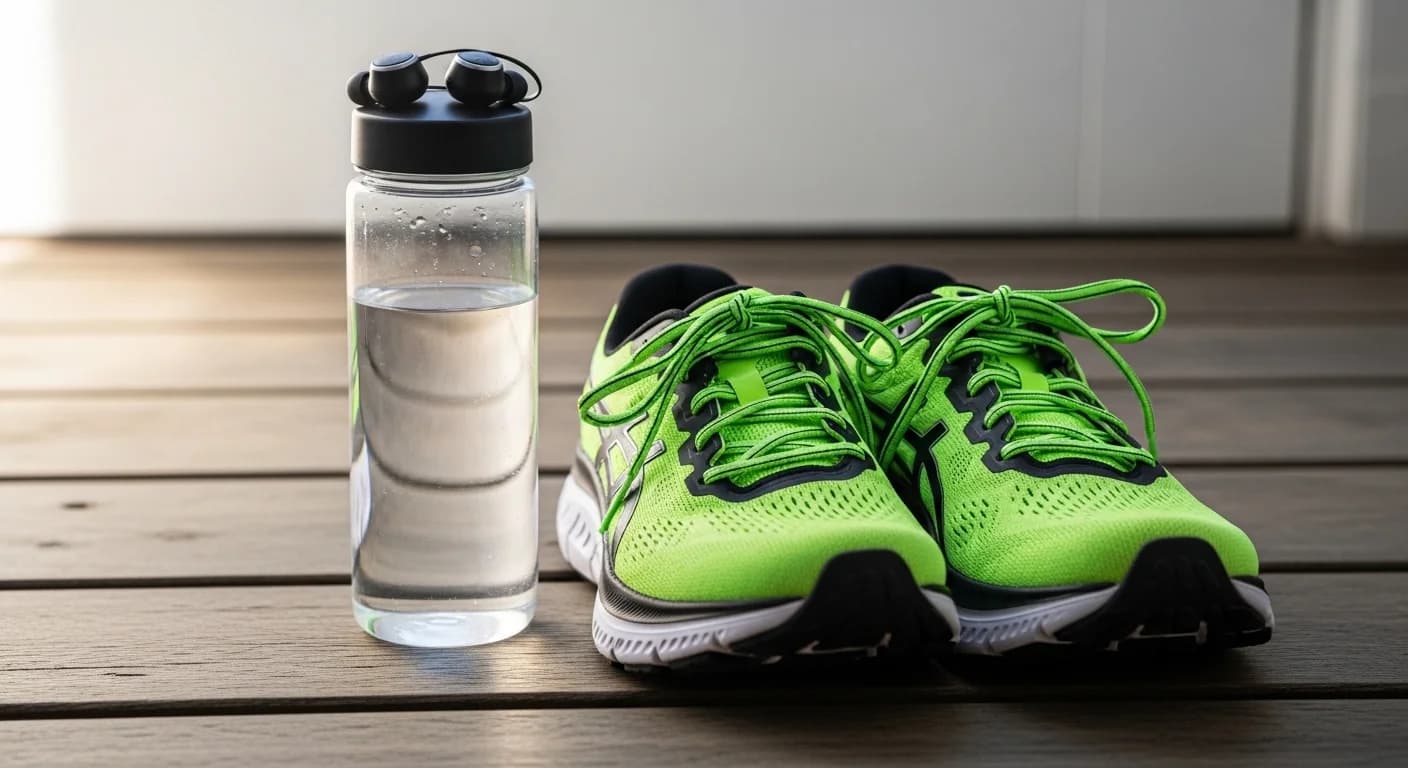 Post-run recovery nutrition showing Greek yogurt fruit and carbohydrate options for muscle recovery