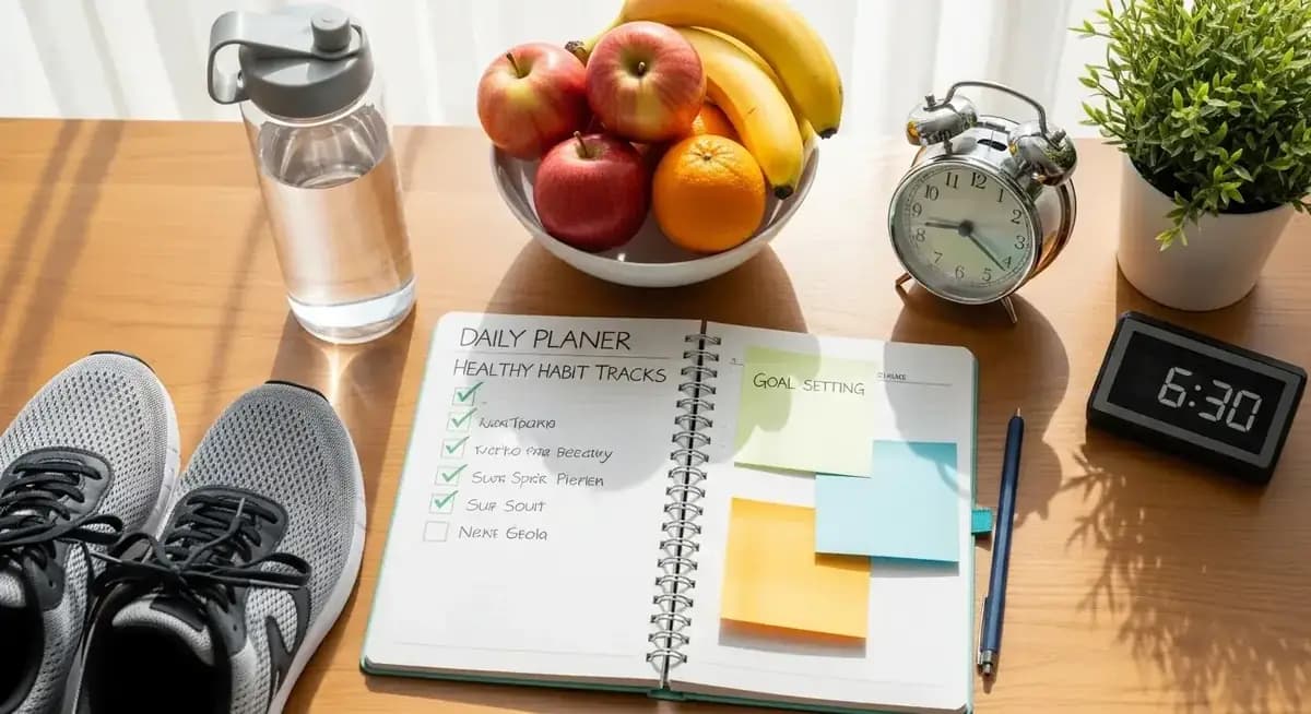 Person measuring progress with a tape measure