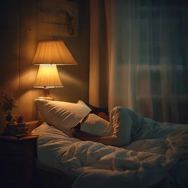 person reading a hardcover book in bed under a soft warm bedside lamp at night, cozy bedroom, photorealistic, ultra detailed, sharp focus