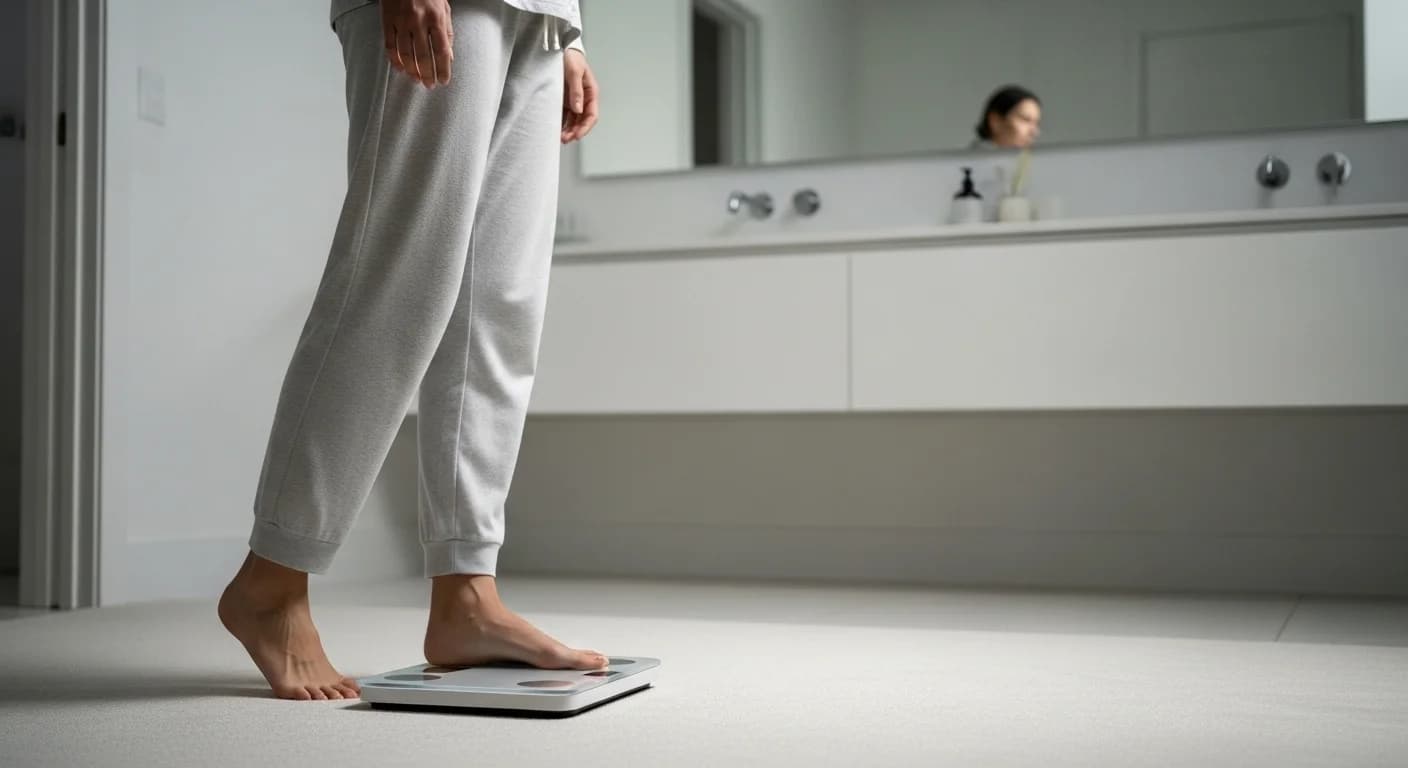 Long-term weight maintenance showing healthy lifestyle habits exercise nutrition and behavioral patterns